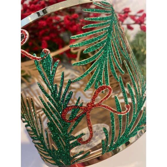 Bath & Body Works Christmas Holiday 3 Wick Candle Holder - Picture 2 of 7